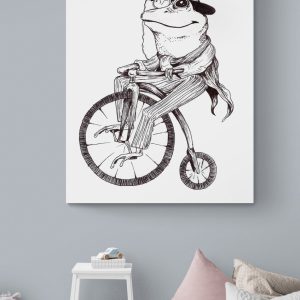 Frog on a Bicycle