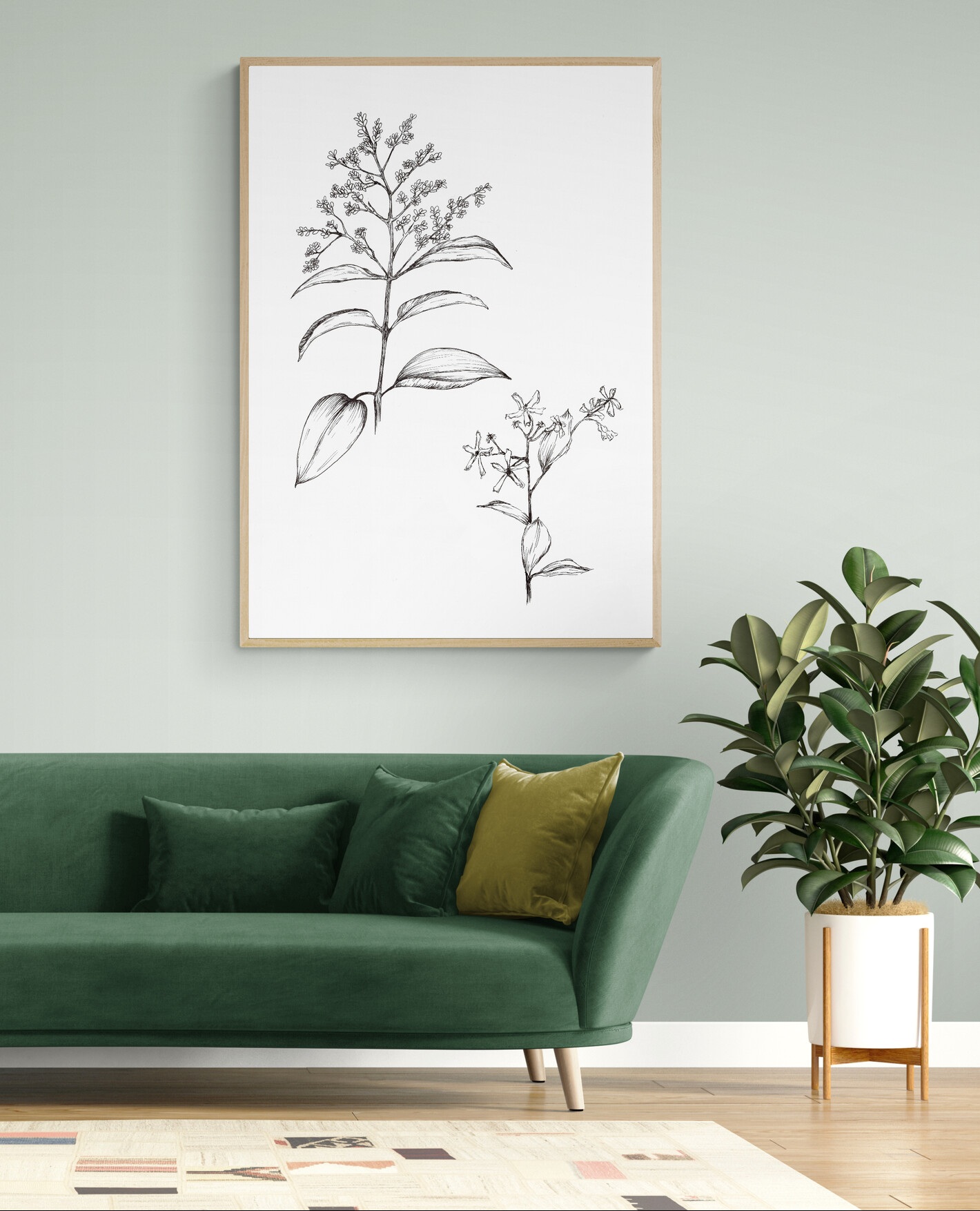 Pair of Flower Stems