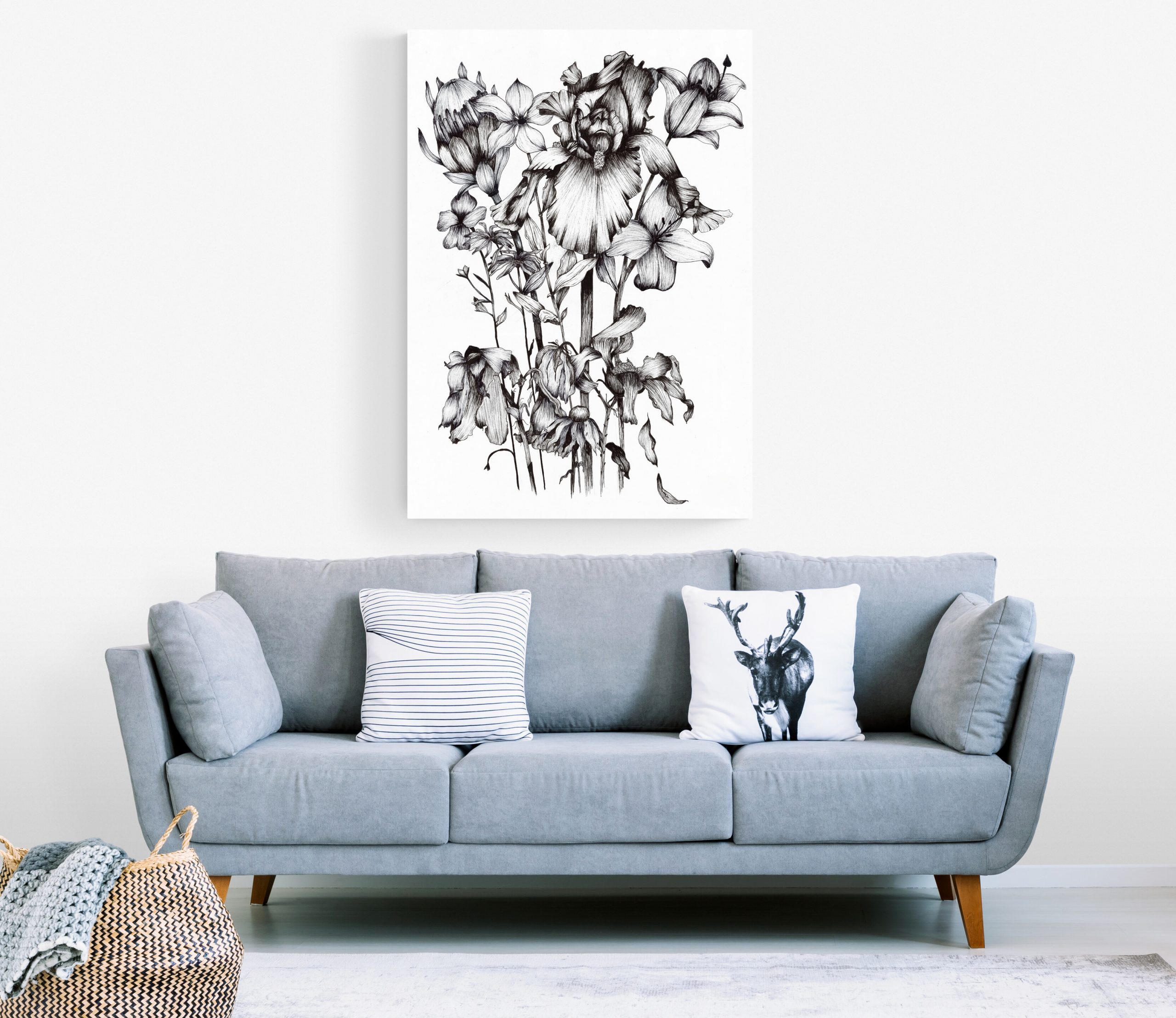 Protea and Iris Bouquet - Image 2