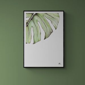 Watercolour Monstera 3