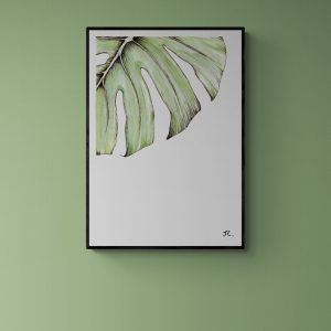 Watercolour Monstera 3